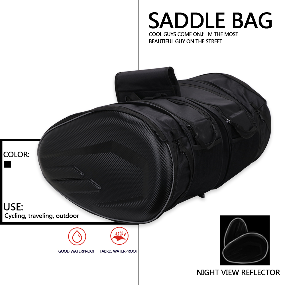 Panniers Waterproof Rear - Tas Sepeda Motor Tas Samping Kursi