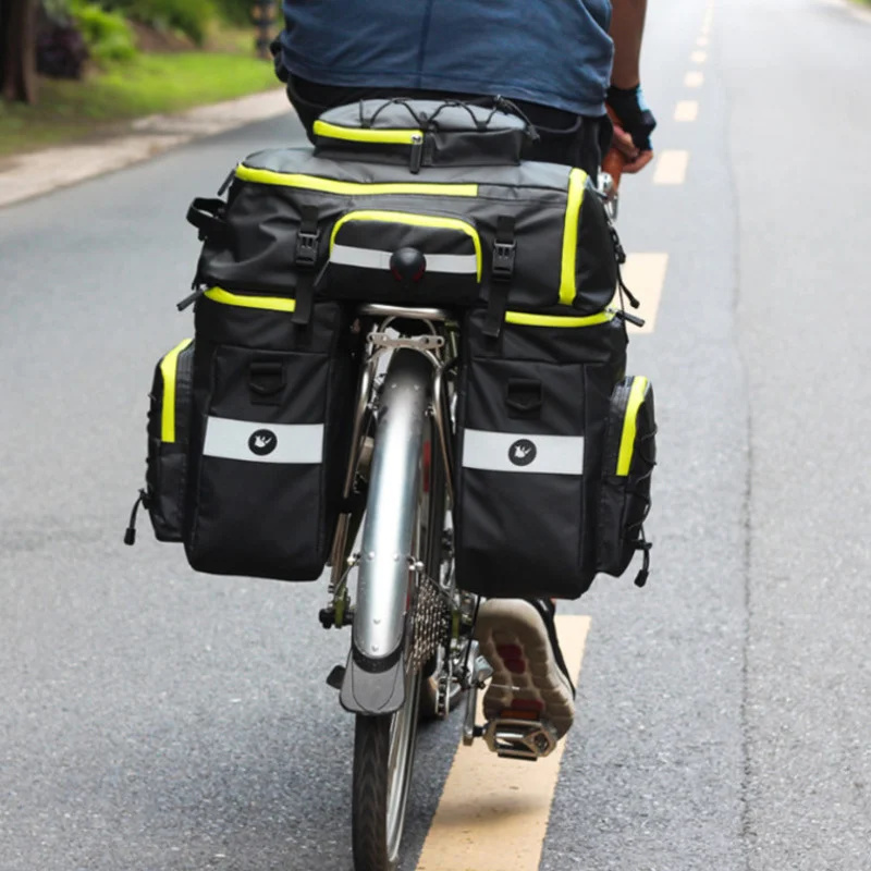 Panniers Waterproof Rear - Tas bagasi sepeda 60L 3 In