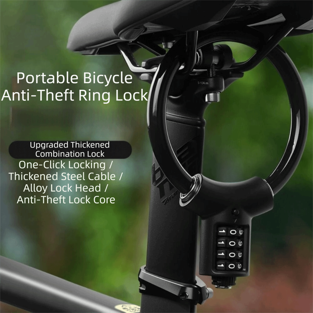 Cable Lock Flexible - Kunci Kabel Sepeda Kombinasi 4 Digit