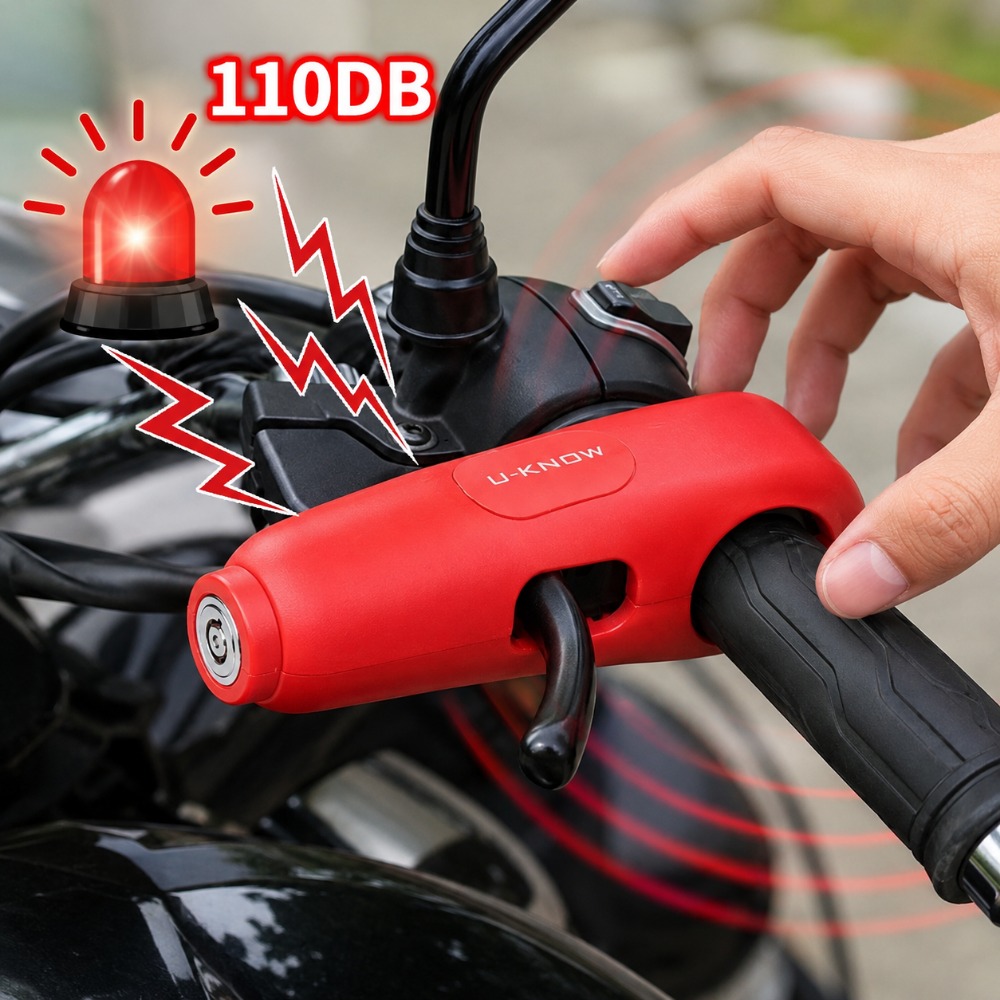 Commuter Bike Lock - Kunci Alarm Setang Motor 110dB Anti