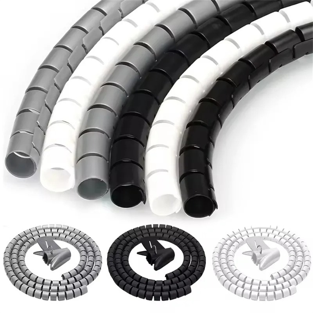 Cable Lock Flexible - Klip Pengatur Kabel Spiral Fleksibel 2M,