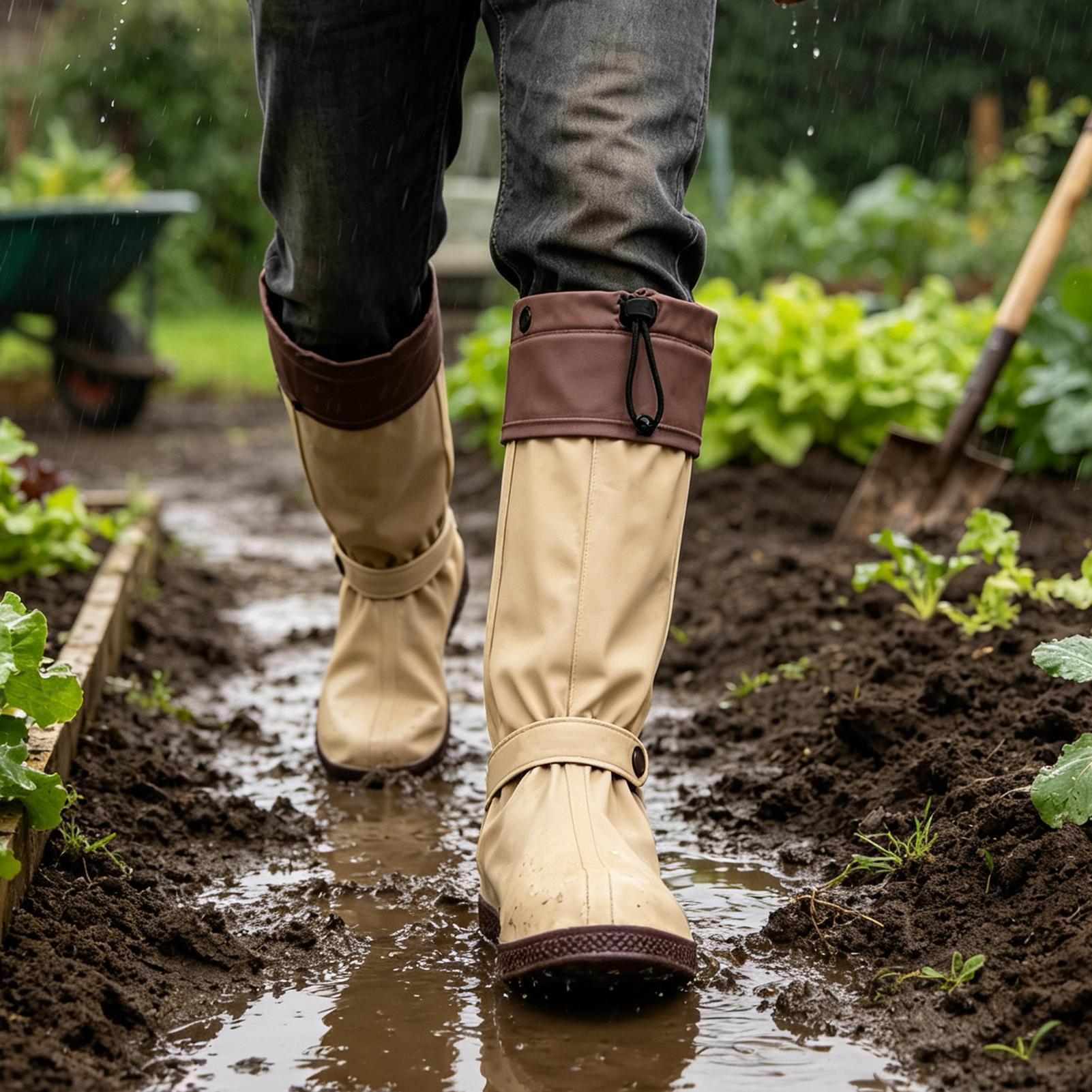 Pelindung Sepatu Anti Hujan, D - Cycling Commute In Rain ulasan dan harga