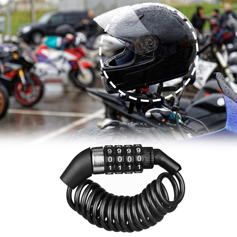 Kunci Rantai Anti Maling Seped - Chain Lock Combination ulasan dan harga
