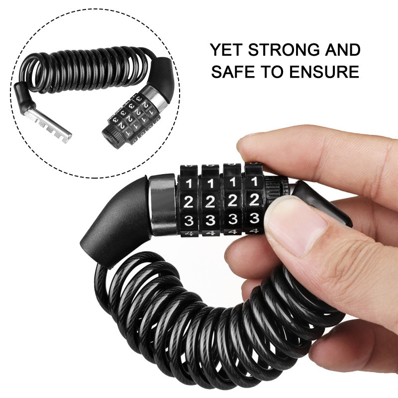 Kunci Rantai Anti Maling Seped - Chain Lock Combination ulasan dan harga