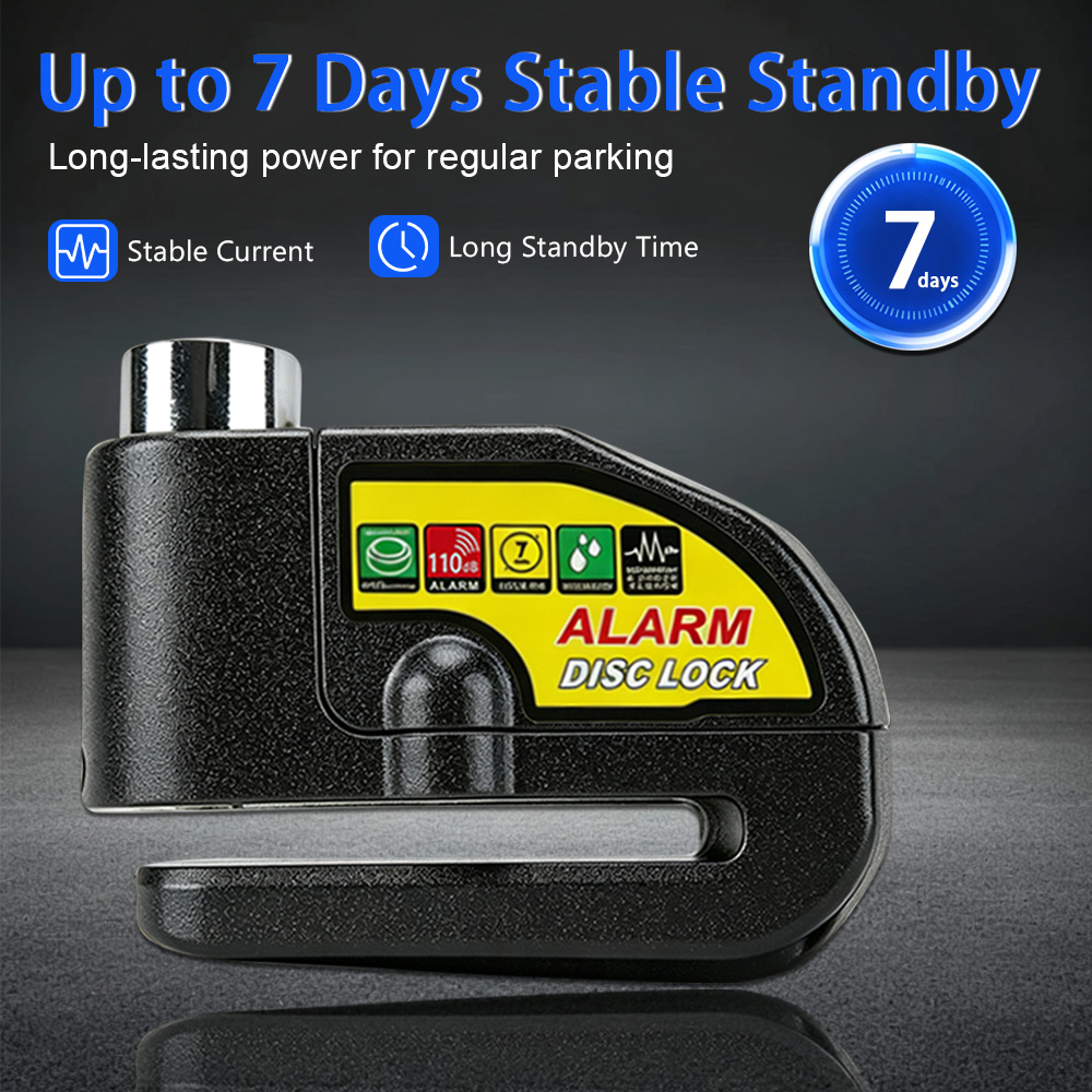 Kunci Cakram Alarm Universal A - Commuter Bike Lock ulasan dan harga