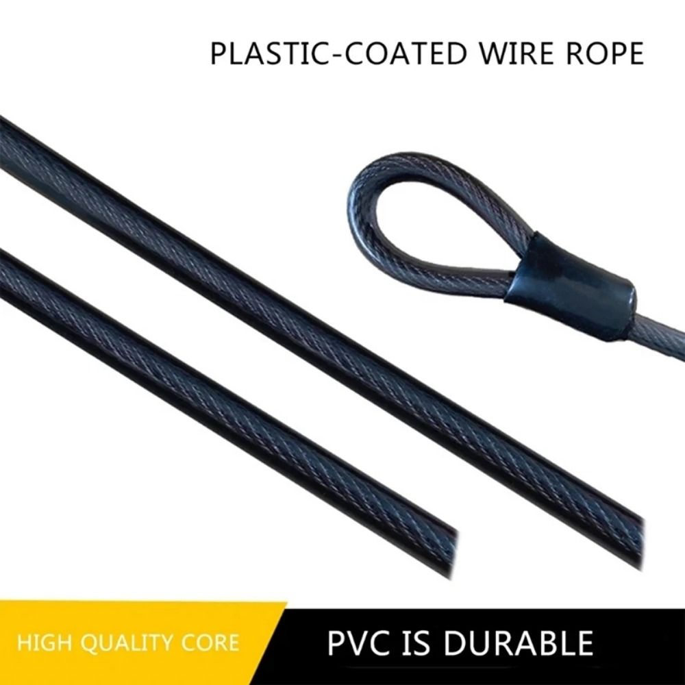 Kabel Kunci Sepeda Anti-Pencur - Cable Lock Flexible ulasan dan harga