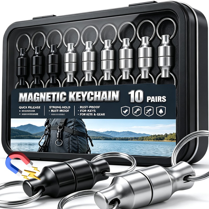 2/20x Gantungan Kunci Magnetik - Chain Lock Combination ulasan dan harga