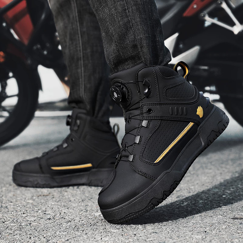 Sepatu Bot Motor Pria, Tahan A - Cycling Commute Shoes ulasan dan harga